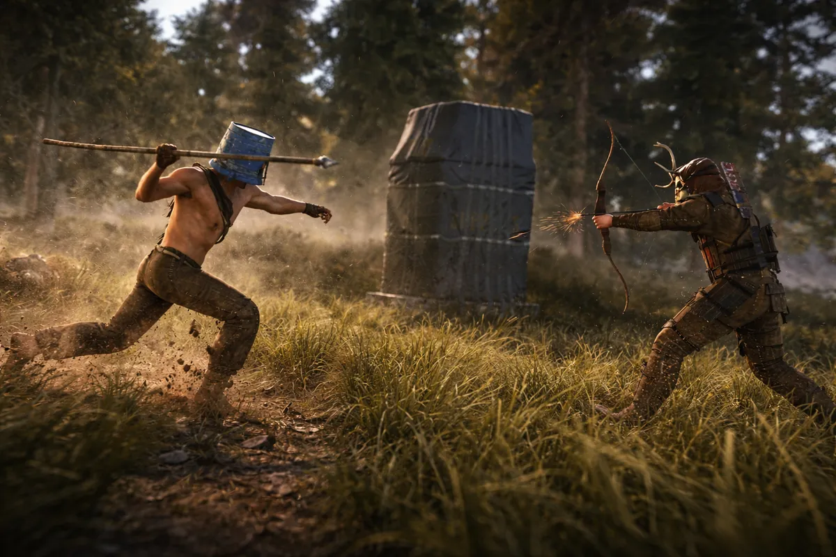 Solo only Rust PvP combat - no teams, no zergs